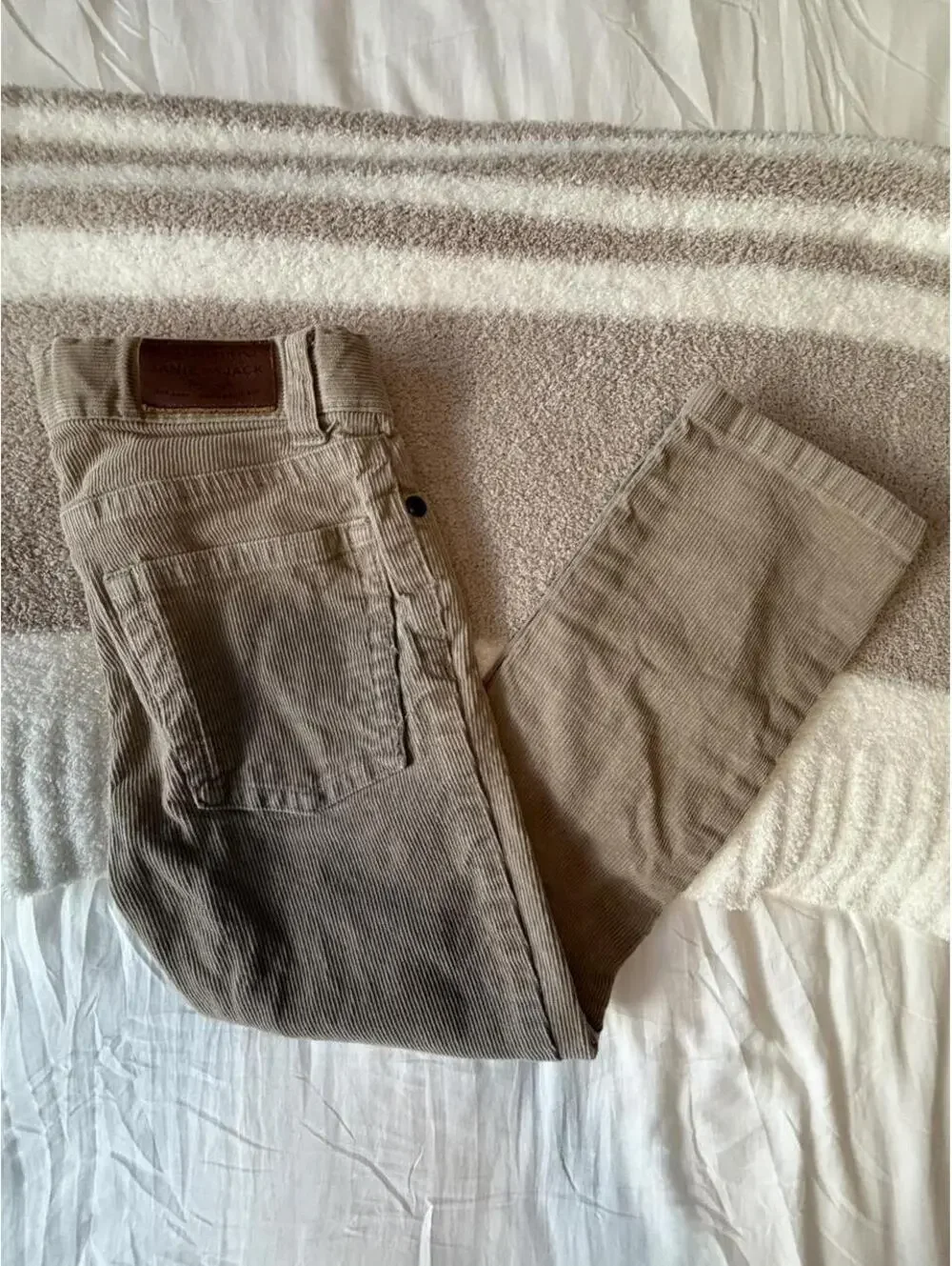 Janie and Jack tan corduroy pants